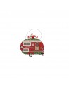 Lanterna roulotte merry christmas in legno con luce led - POLLICINO by Rituali Domestici