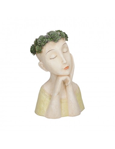 Portavaso in resina mezzo busto h 35 cm - MEDEA MAGDA by Rituali Domestici
