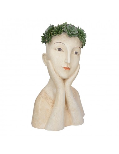 Vaso in resina mezzo busto h 42 cm - MEDEA MAFALDA by Rituali Domestici