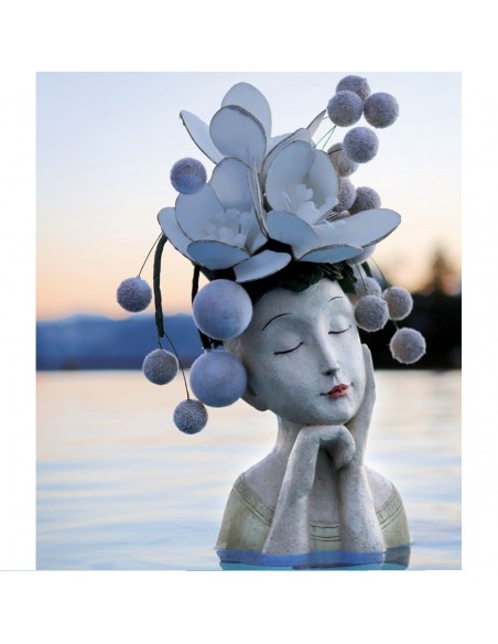 Portavaso in resina mezzo busto h 35 cm - MEDEA MAGDA by Rituali Domestici