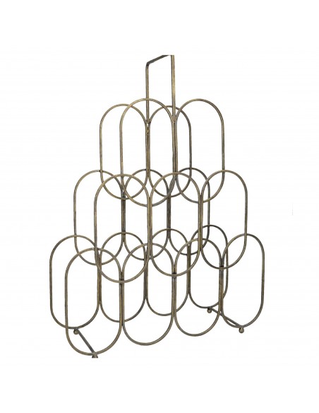 Portabottiglie in metallo h 56 cm - RADICATO by Rituali Domestici