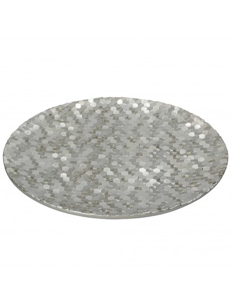 Vassoio decorativo in resina Ø 39 cm 2 alternative di colore - ESAGOROSO by Rituali Domestici
