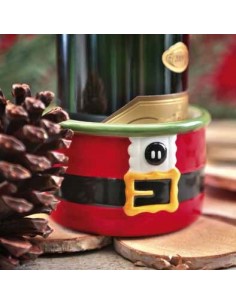 Appoggia bottiglia da tavolo in ceramica natale - PANZONE by Rituali Domestici 2