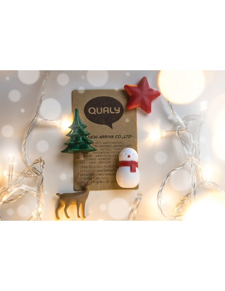Set 4 magneti tema natalizio - WINTER WONDER by Qualy Design