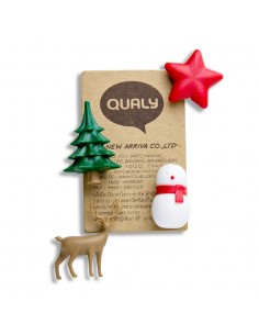 Set 4 magneti tema natalizio - WINTER WONDER by Qualy Design