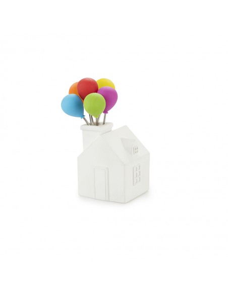 Balvi Set 6 spiedini da aperitivo con contenitore HOUSE BALLOON