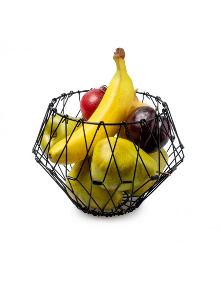 Cesto porta frutta in metallo cambia forma in 2 alternative colore - MULTI FORM by Balvi