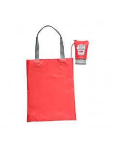 Borsa pieghevole in poliestere a forma di tubetto - KETCHUP by Balvi