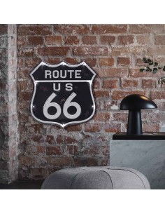 Decorazione murale targa con led cm 31 - ROUTE 66 by Balvi 2