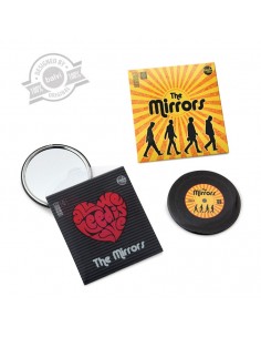 Specchio tascabile disco 45 giri in 2 alternative - THE MIRRORS by Balvi 2