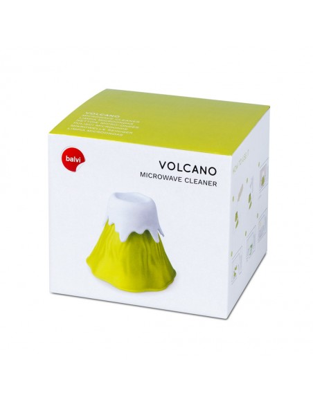 Pulisci microonde in plastica colore verde - VOLCANO by Balvi