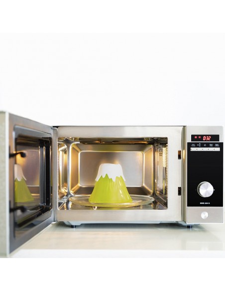 Pulisci microonde in plastica colore verde - VOLCANO by Balvi