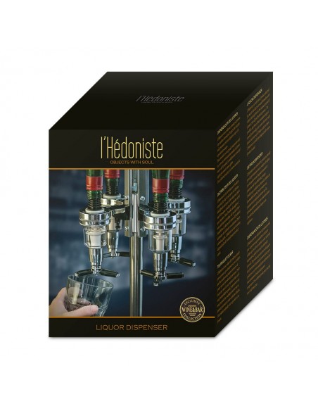 Dispenser dosatore per 4 bottiglie di alcolici - Hédoniste by Balvi