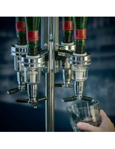 Dispenser dosatore per 4 bottiglie di alcolici - Hédoniste by Balvi 2