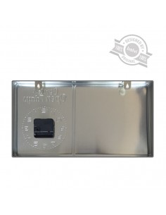 Orologio da parete targa vintage in metallo - HAMBURGER by BALVI 2