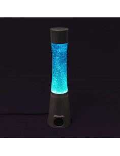 Lampada lava e altoparlante Bluetooth h 42 cm - GLITTER by Balvi 2