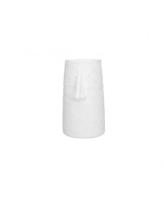 Vaso in terracotta colore bianco h 30 cm - NASONE by Rituali Domestici