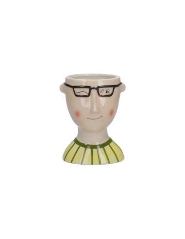 Portavaso in ceramica h 16 cm Mimmo - IROBINSON by Rituali Domestici