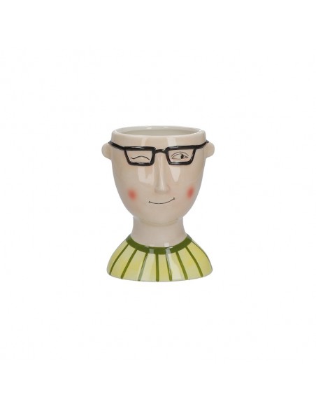 Portavaso in ceramica h 16 cm Mimmo - IROBINSON by Rituali Domestici