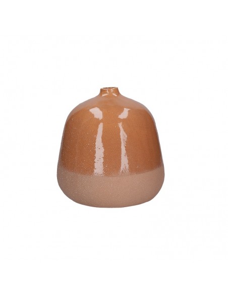 Vaso anfora decorativa ceramica terra di siena h 25 cm - FRIDA by Rituali Domestici