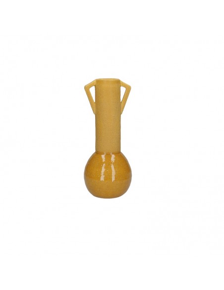 Anfora decorativa ceramica ocra h 26,5 cm - FRIDA by Rituali Domestici