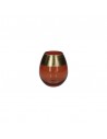 Vaso in vetro bordo dorato h 15 cm - BORDORATO S by Rituali Domestici