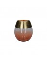 Vaso in vetro bordo dorato h 20,5 cm - BORDORATO L by Rituali Domestici