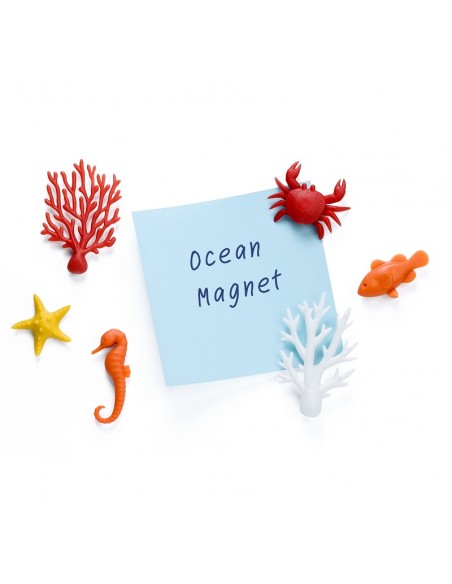 Magneti 6 soggetti diversi tema marino - OCEAN ECOLOGY by Qualy