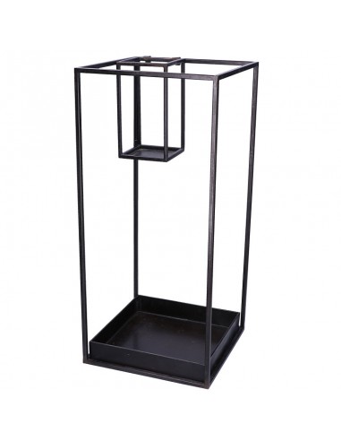 Portaombrelli in metallo colore nero h 55 cm - DARIA by Rituali Domestici