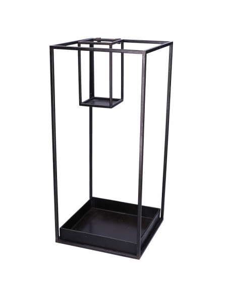 Portaombrelli in metallo colore nero h 55 cm - DARIA by Rituali Domestici