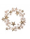 Ghirlanda di stelle in metallo dorato diam 44 cm - STELLASTELLINA L by Rituali Domestici