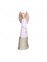Statua angelo in resina con abito bianco h 27 cm - GRETA S by Rituali Domestici
