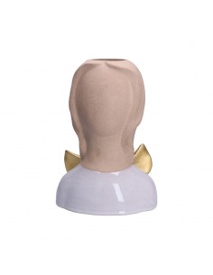 Vaso mezzo busto angelo in ceramica h 26 cm - PARADISO ANGELICA by Rituali Domestici