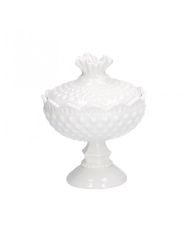 Coppa in ceramica con piede e coperchio - FALPALA' by Rituali Domestici