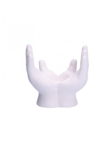 Porta t-light mani in porcellana - LOVE by Rituali Domestici
