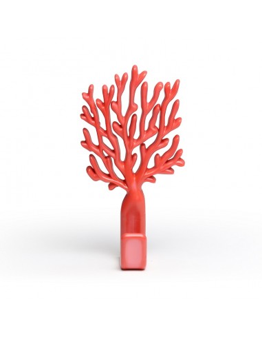 Gancio da parete corallo rosso - CORAL HOOK by Qualy