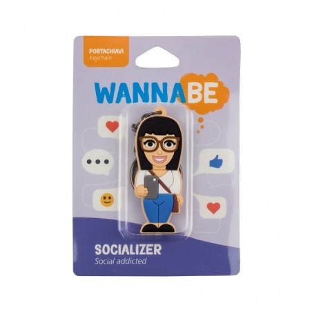 Portachiavi Donna Socializer - Wannabe by PROFESSIONAL USB