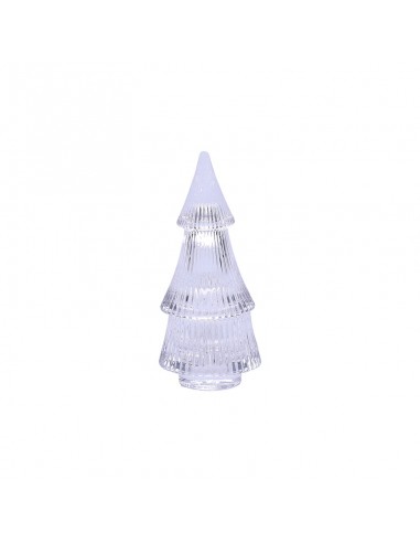 Porta candelina in vetro albero h 16 cm trasparente - LUMELLA by Rituali Domestici