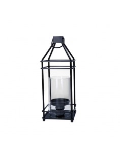 Lanterna quadra in metallo per cero h 44 cm - DARIA M by Rituali Domestici 2