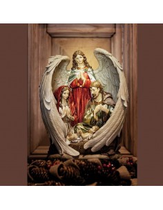 Natività con angelo in resina h 31 cm - ENNATO by Rituali Domestici 2