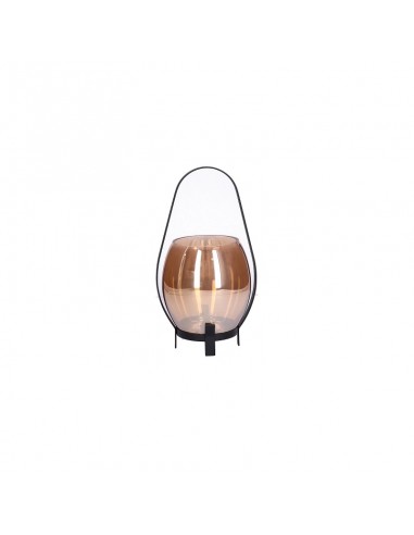 Lanterna per cero bombata in vetro h 28 cm - DISERA S by Rituali Domestici