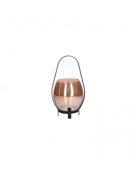 Lanterna per cero bombata in vetro h 28 cm - DISERA S by Rituali Domestici