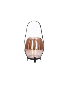 Lanterna per cero bombata in vetro h 38 cm - DISERA M by Rituali Domestici