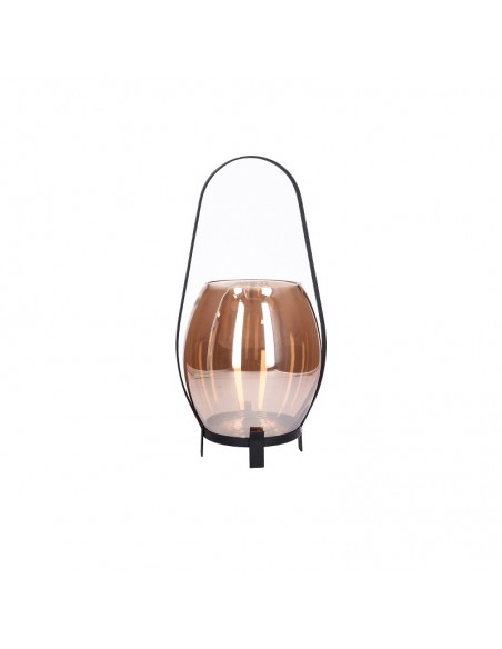 Lanterna per cero bombata in vetro h 38 cm - DISERA M by Rituali Domestici