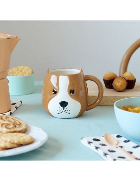 BALVI Tazza mug in ceramica cane 400 ml WOOF