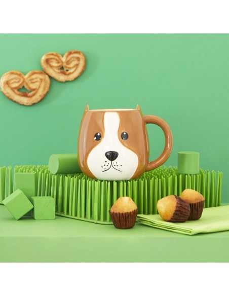 BALVI Tazza mug in ceramica cane 400 ml WOOF