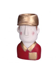 Portavaso in cemento BABBO SNOB h 30 cm - ICUGINI by Rituali Domestici 2