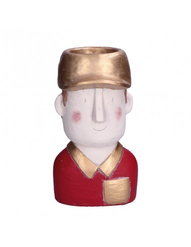 Portavaso in cemento BABBO SNOB h 30 cm - ICUGINI by Rituali Domestici