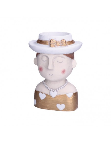 Portavaso in cemento MAMMA SNOB h 26 cm - ICUGINI by Rituali Domestici