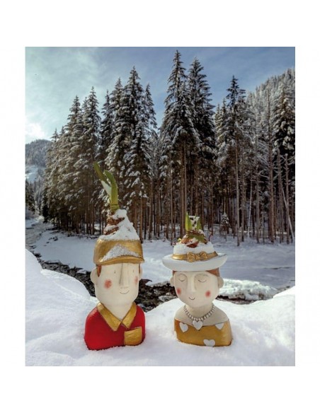 Portavaso in cemento MAMMA SNOB h 26 cm - ICUGINI by Rituali Domestici